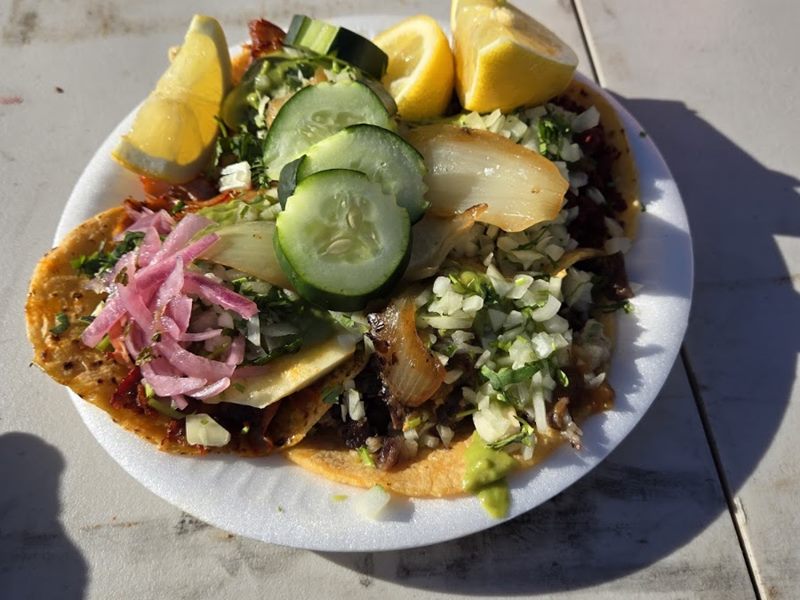 Angel's Tijuana Tacos food