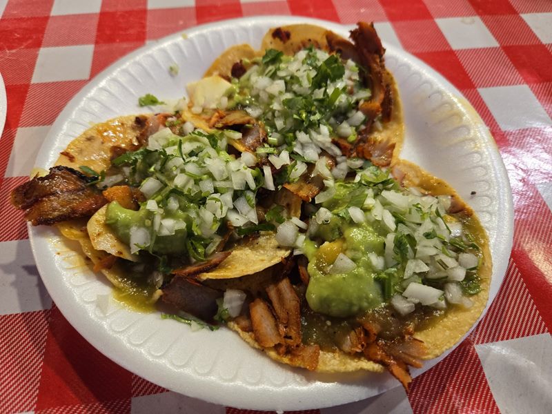 Angel's Tijuana Tacos food
